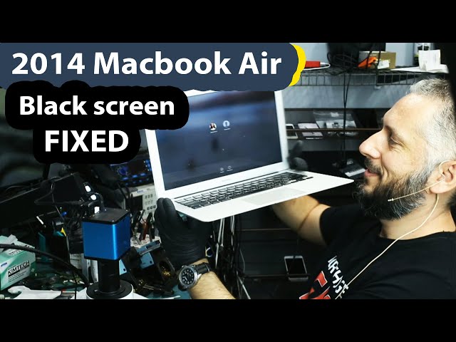 2014 Macbook Air Chimes but nothing shows on the screen. Backlight Repair. New Flux Arrived