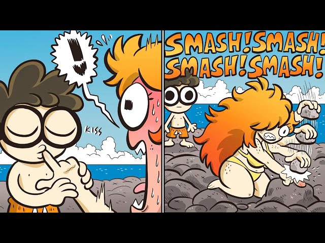 New Funny Nerd And Jock Comic Dub (Tiger protects Nerd from danger) #7 || Chicken
