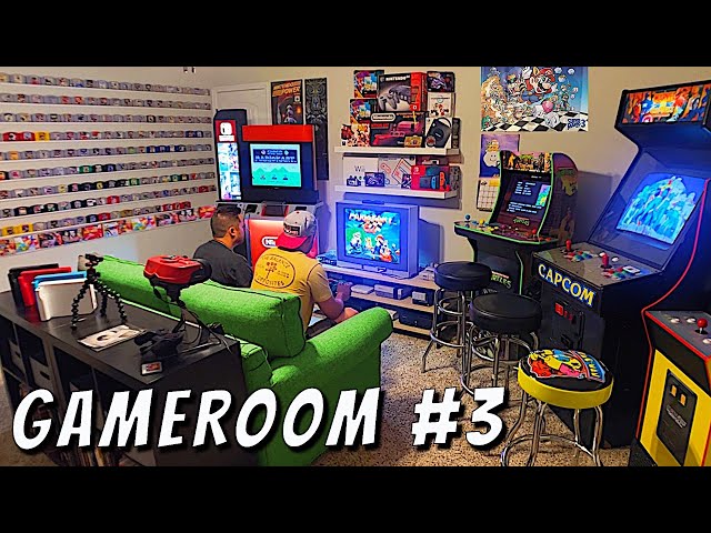 The ULTIMATE Gamers HOUSE! *Game Room(s) Tour*