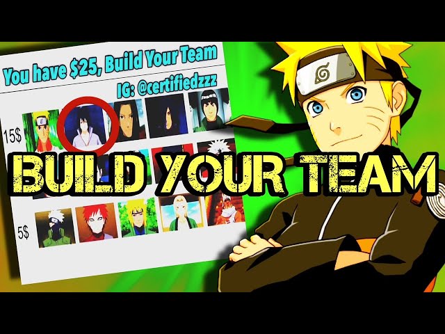 Naruto Shippuden Build Your Team!!