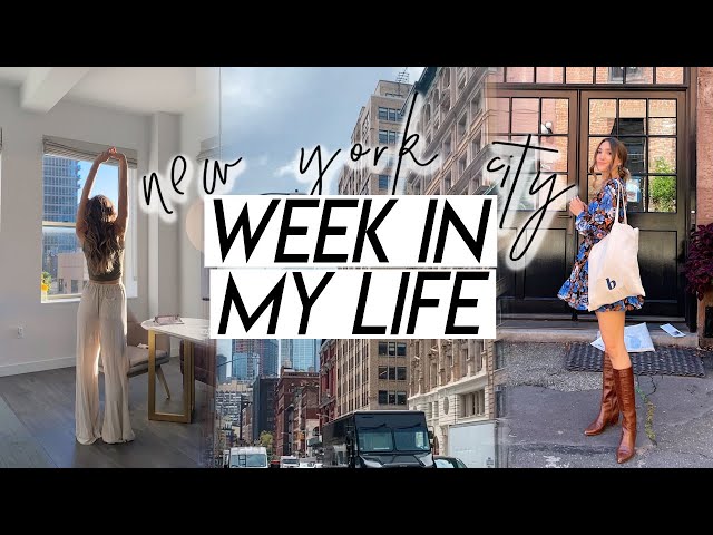 WEEK IN MY LIFE IN NYC | a happy and emotional travel vlog BACK to NYC!