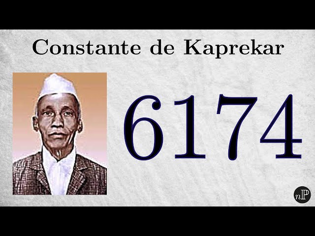 El misterioso 6174 - La constante de Kaprekar