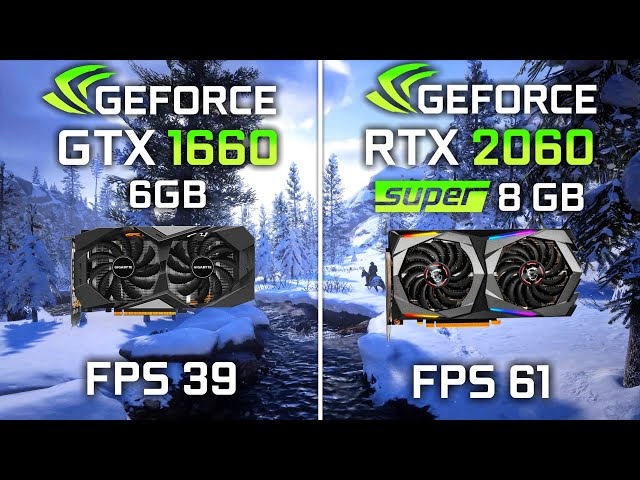 GTX 1660 vs RTX 2060 Super Test in 10 Games