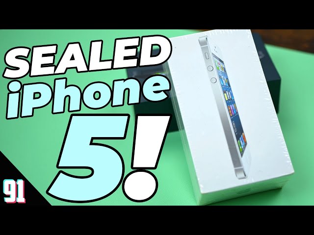 Unboxing a SEALED iPhone 5 on iOS 6 in 2023!
