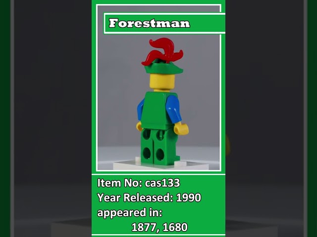 Shorts: LEGO® Minifigures Castle cas133 - Forestman #Castle #Knight