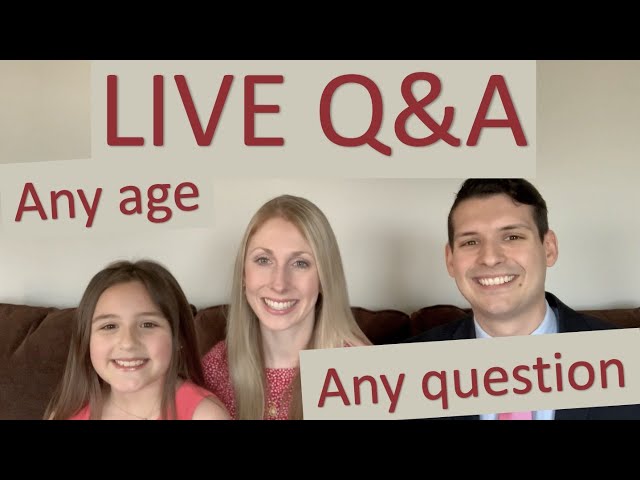 Our First Live Q&A!!