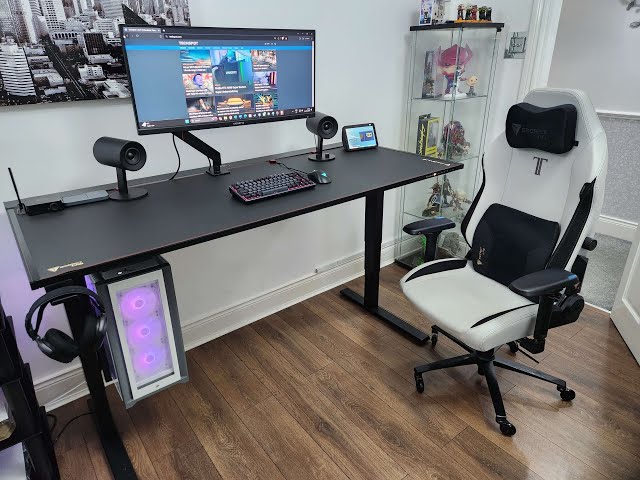 Secretlab Magnus Pro XL sit-to-stand desk unboxing and assembly