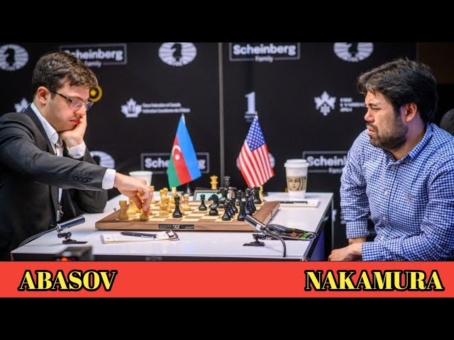 Hikaru Nakamura vs Nijat Abasov || FIDE Candidates 2024 - R10