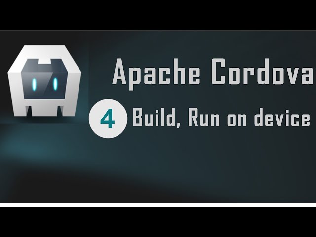 Apache Cordova Tutorial 4 :  Build Run on Device | Hybrid App Development