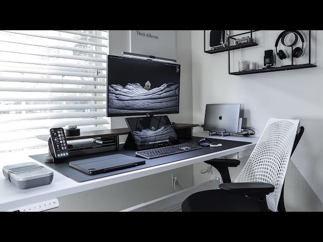 Home Office Updated Setup 2021 ft. UPLIFT Commercial Desk V2