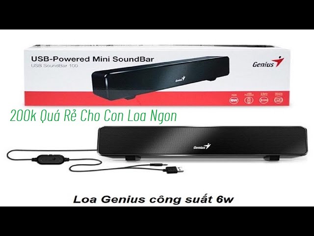 Review of GENIUS Soundbar 100 USB Computer SPEAKER, Cheap Price, Very Delicious Quality