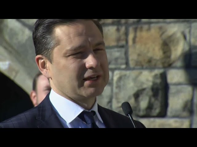 Conservative Leader Pierre Poilievre comments ahead of federal budget – April 16, 2024