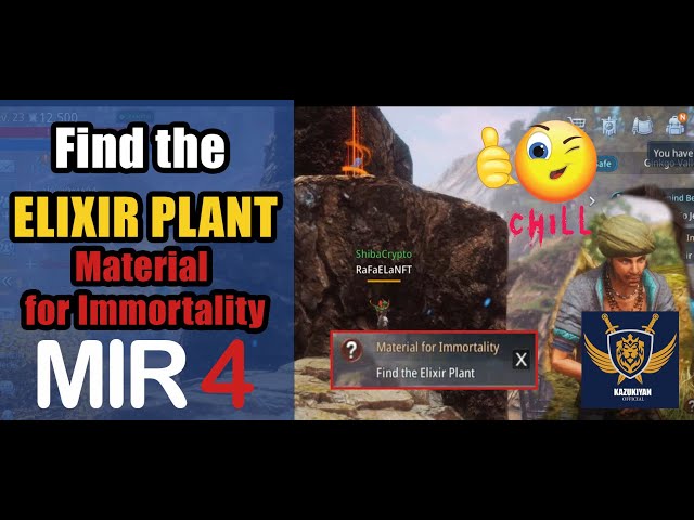 Find The Elixir Plant (Material for Immortality) Guide | MIR4 Request Walkthrough #MIR4 Taoist Class