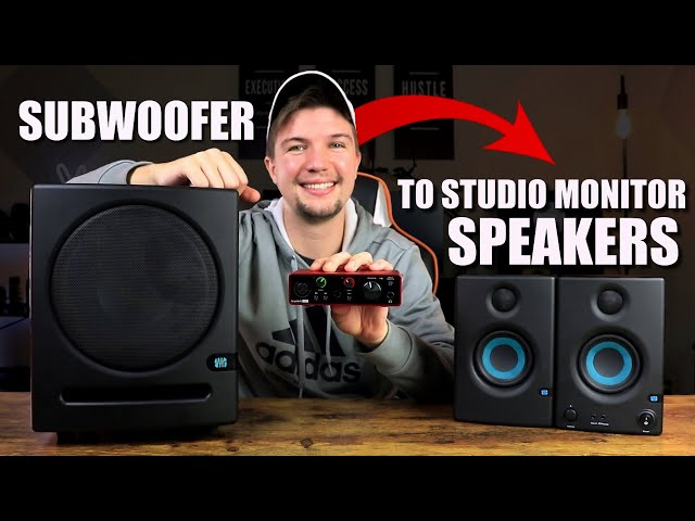 HOW TO:  Connect a Subwoofer To Studio Monitors + Audio Interface | Does Your Setup Need a Sub?