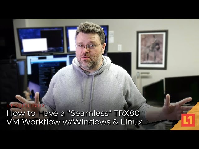 "Seamless Mode" Microsoft Office in Linux via Windows VM on Threadripper Pro
