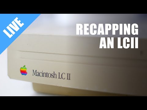 Recapping a Macintosh LC II