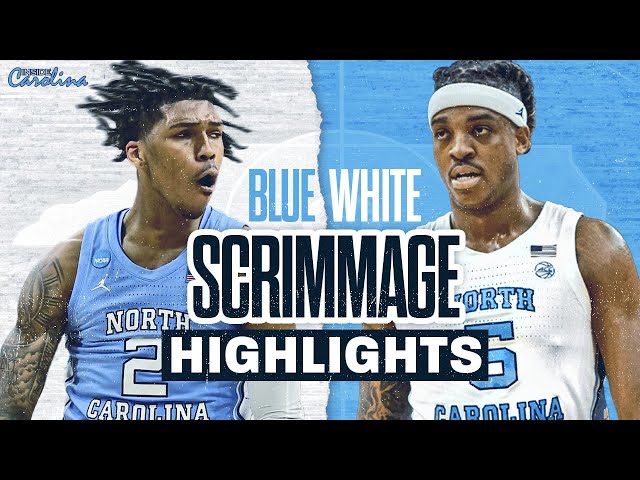 UNC Basketball Blue White Scrimmage Highlights | Inside Carolina Video