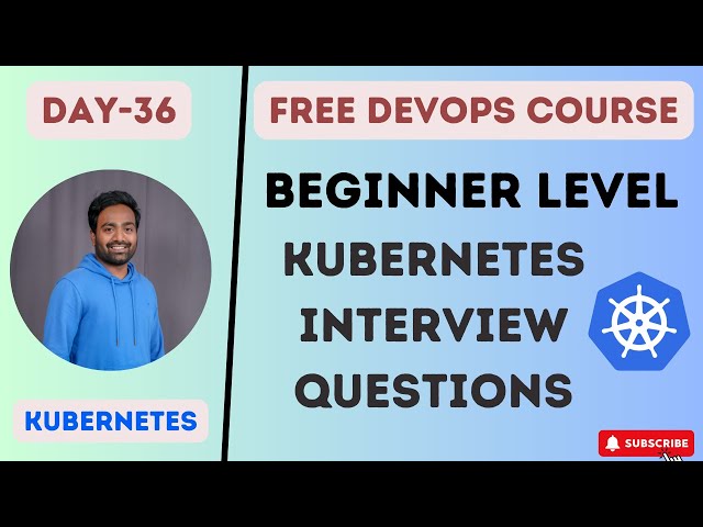 Day-36 | KUBERNETES INTERVIEW QUESTIONS PART-1| What's Your Score ? |10/10| #kubernetes #devops #k8s