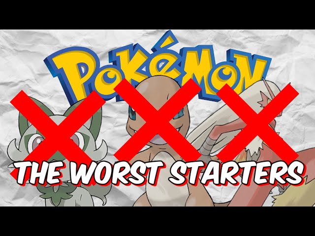 Ranking every Pokemon games starters!!