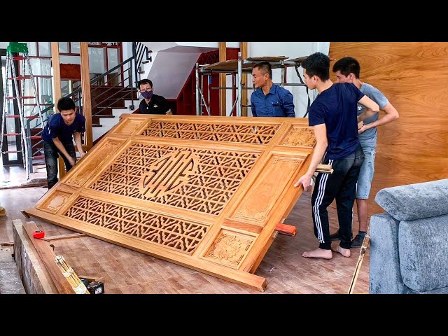 MR Van Latest Interior Renovation Carpentry work - Extremely Unique Woodworking Skills Of Artisans