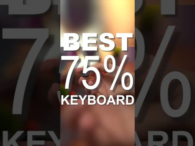 Review in 39 Seconds of the Best 75% Keyboard Under $100 #Shorts