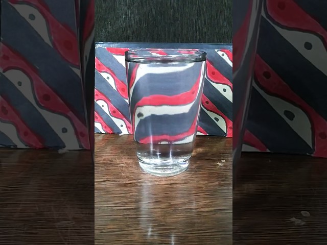 Water Optical illusions || #shorts  #experiments