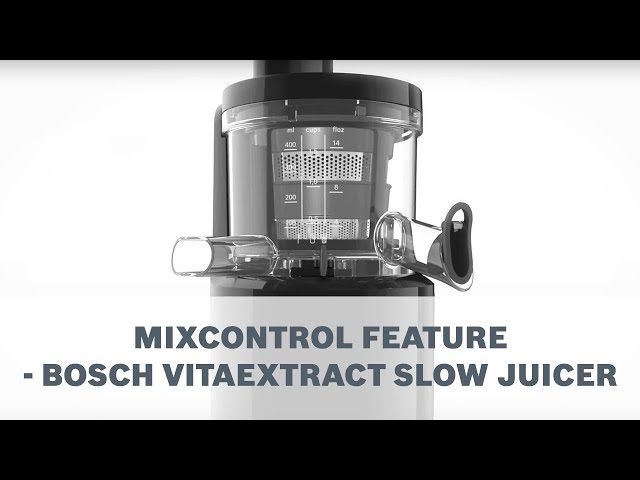 MixControl Feature - Bosch VitaExtract Slow Juicer