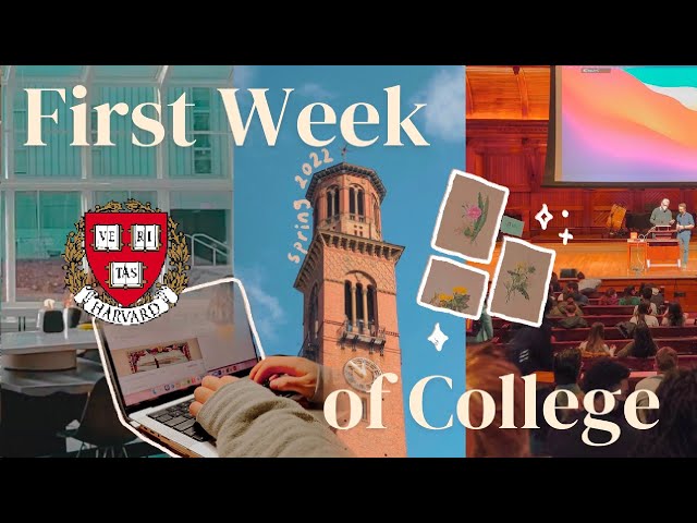 First Week of Harvard | Freshman Spring 2022