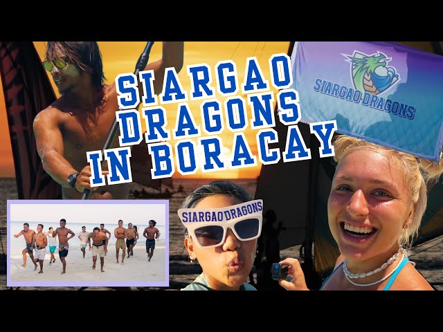 SIARGAO DRAGONS travel to BORACAY for LOVEBoracay International Dragon Boat Festival