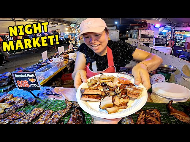 $20 THAI STREET FOOD NIGHT MARKET 🇹🇭 | GOONG TEN | Ao Nang Landmark Night Market