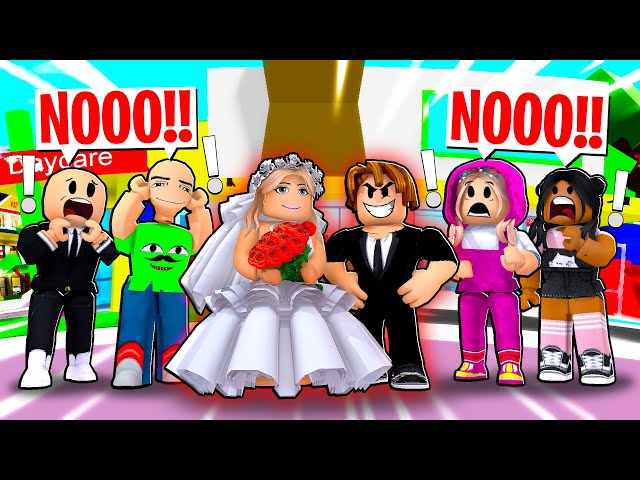 DAYCARE TEACHER'S WEDDING Roblox | funny moments | Brookhaven 🏡RP