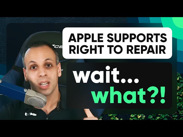 Apple now supports Right to Repair