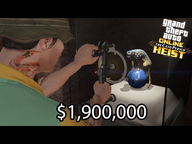 GTA Online Cayo Perico Heist: Stealing Panther Statue $1,900,000