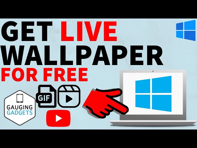 How to Get a Live Wallpaper on PC or Laptop for Free - Animated Background on Windows