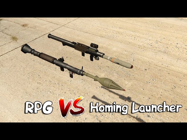 GTA 5 ONLINE - RPG VS HOMING LAUNCHER (WHICH IS BEST?)