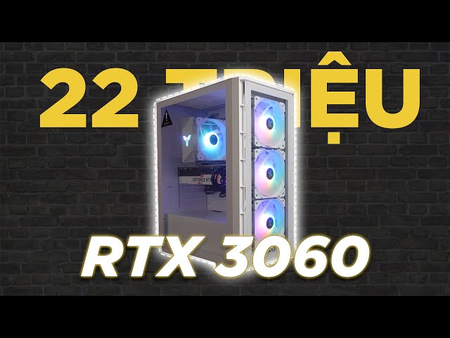 (Test game 2K) TTK Fire White Edition | PC 22 TRIỆU tông trắng | i5-12400F RTX 3060
