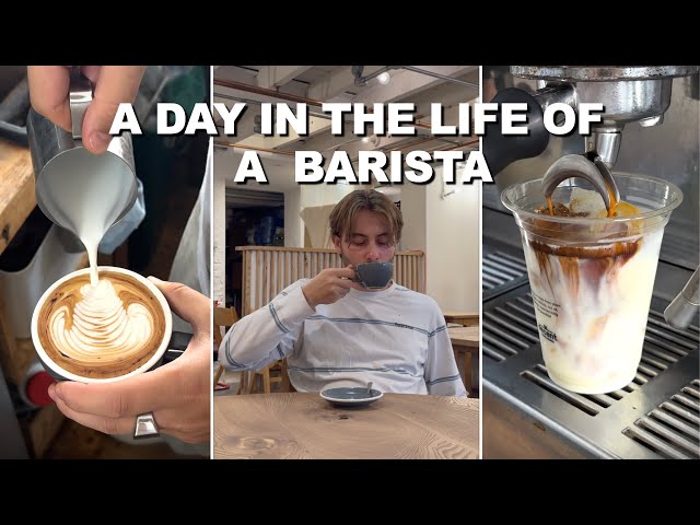 Cafe vlog | A day in the life of a London based barista