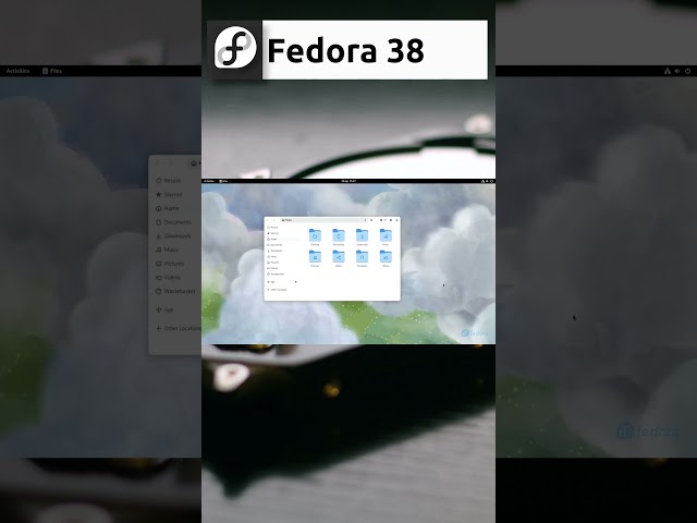 Fedora 38 Quick Overview #shorts