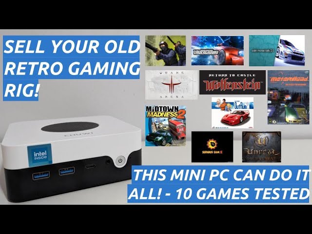 Retro PC Gaming on the Chuwi Larkbox X Intel N100! 10 Games Tested!