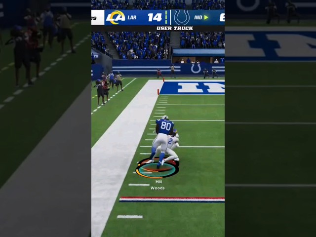 RAN OVER 2 DEFENDERS AT ONCE 🔥🔥🔥 #madden23 #colts