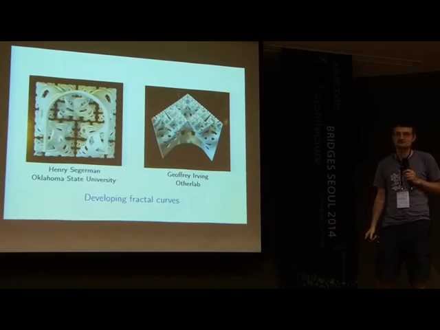 Bridges 2014 JMA talk: Developing fractal curves