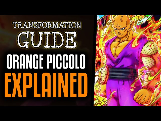 Orange Piccolo Transformation Explained