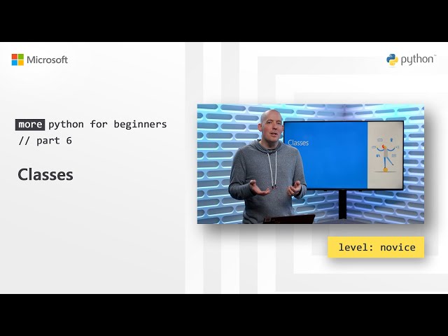 Classes | More Python for Beginners [6 of 20]