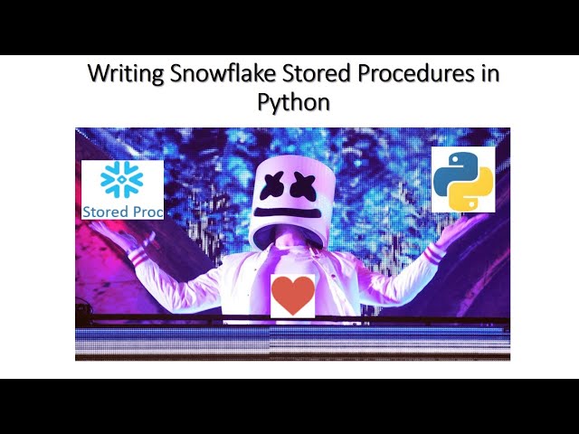 Snowflake Python Stored Procedure as In Line Code in Snowflake worksheet | in-depth intuition