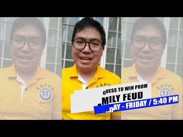 Family Feud: Message from 'Guess To Win Promo' winners (Online Exclusives)
