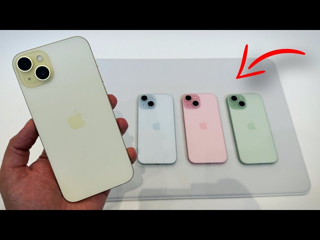 iPhone 15 All Colours Hands-On