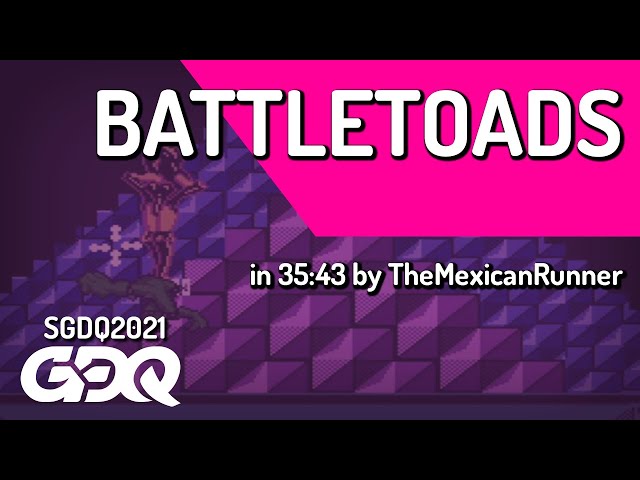 Battletoads by TheMexicanRunner in 35:43 - Summer Games Done Quick 2021 Online