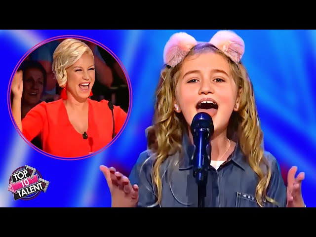 9-Year-Old Irish Girl BLOWS the Judges Away with UNBELIEVABLE Voice!