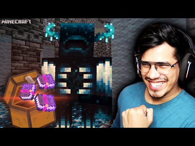 I Defeated Warden In Ancient Minecraft City 😱