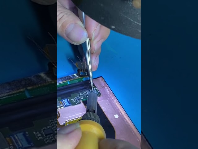 How To Replace Samsung  Curved Screen S9 S10 S20 Plus S20U TP Digitizer Jump Wire Repair